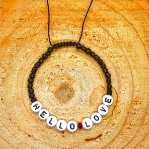 NEW Hello Love TVDu inspired bracelet 1 adjustable men woman unisex fun series